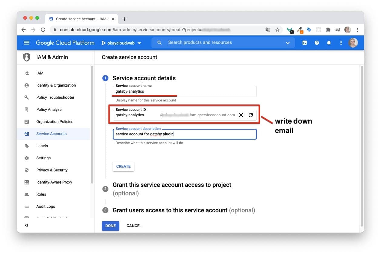 Google Cloud Step 2 Google Cloud Step 2