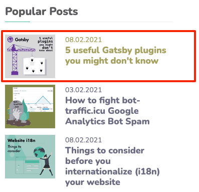 Popular Article Popular Article
