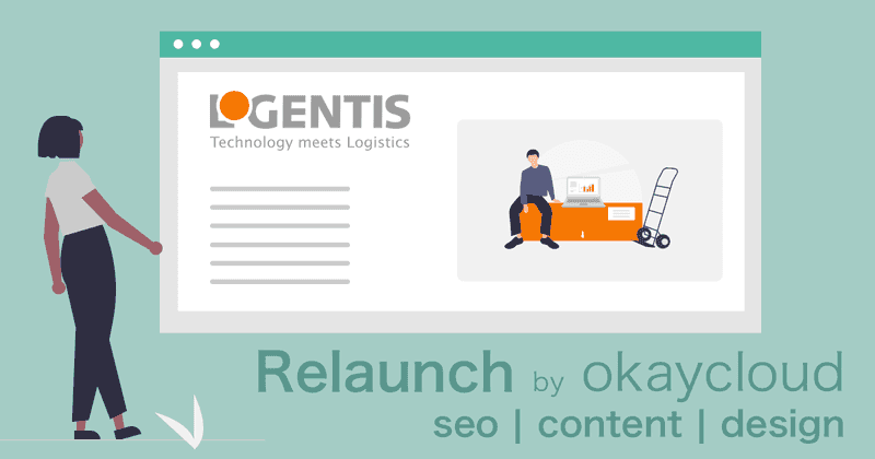 okaycloud successfully relaunched new LOGENTIS website Img